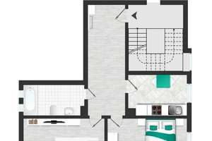 Schöne, 2Zimmer Wohnung in Hannover, List/Bothfeld – Die vollständige Adresse der Immobilie erhältst du vom Anbieter., 30655 List, Hannover – Vorschaubild 7