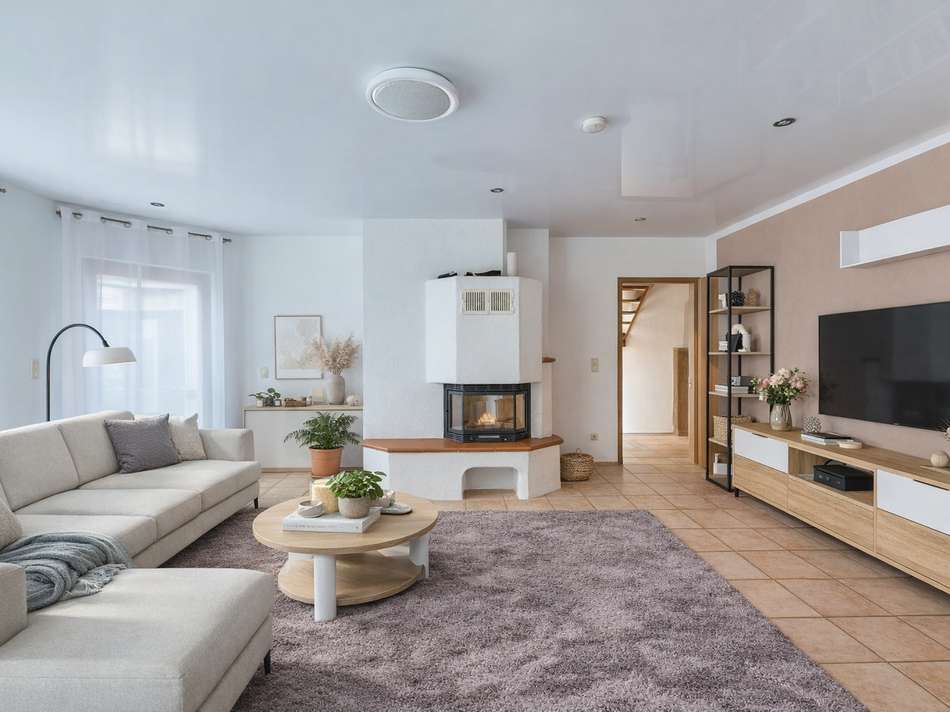 Wohnzimmer - digitales staging