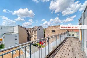 IMMOBERLIN.DE - Lichtdurchflutete Wohnung mit ruhigen Terrassen in zentraler Lage – Die vollständige Adresse der Immobilie erhältst du vom Anbieter., 10115 Mitte (Ortsteil), Berlin – Vorschaubild 2