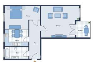 Helle 2-Zimmer-Wohnung mit Balkon und Parkplatz - Erstbezug Nach Sanierung – Caspar-Theyss-Str. 30, 14193 Schmargendorf, Berlin – Vorschaubild 15