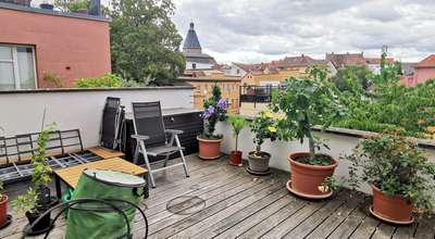 Speyer-Zentrum: 4 Zimmer-Maisonettewohnung mit Dachterrasse