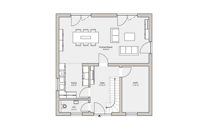 Grundriss Erdgeschoss