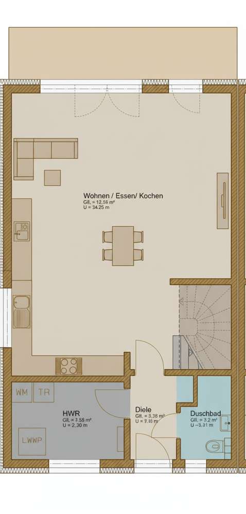 Grundriss Erdgeschoss