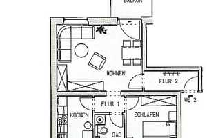 Perfekt zu zweit mit Balkon Hofseitiger Ausrichtung! – Beethovenstraße 52, 9130 Chemnitz – Vorschaubild 2