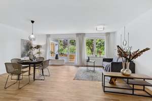 *Topmodernisiert, sonniger Balkon & Blick ins Grüne * freie Lieferung - zentrales  Hummelsbüttel*