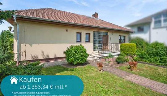 Bild von ++Grüne Wetterau: freistehender Bungalow mit schönem Grundstück++