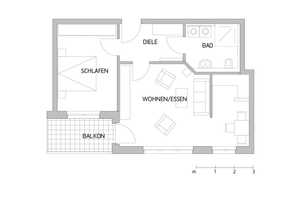 Exklusive, modernisierte 2-Raum-Wohnung mit geh. Innenausstattung mit Balkon und EBK in Erkelenz – Heinsberg (Kreis) – Vorschaubild 1