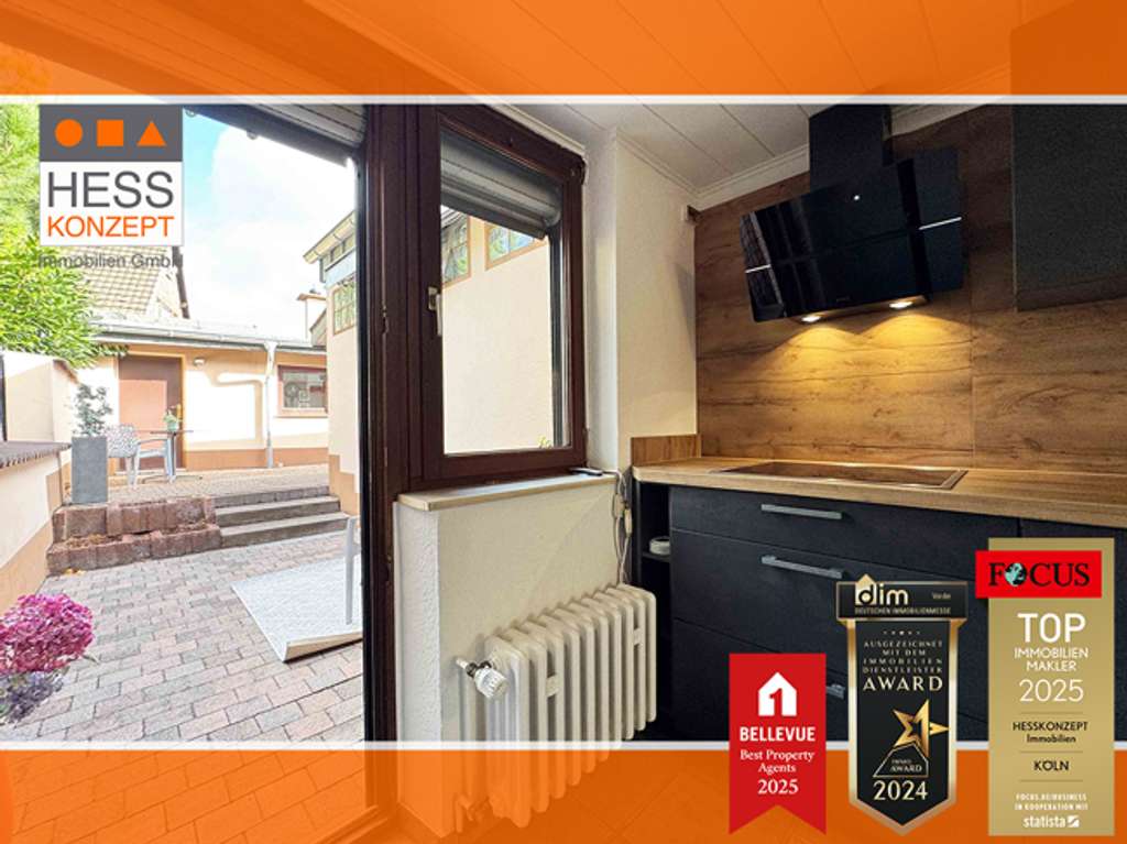 Immobilie in Hürth - PROFI-FILM ANSCHAUEN: Freistehend, mit tollem Innenhof statt Garten! Leben inkl. Garage+Nebengebäude - Bild 3