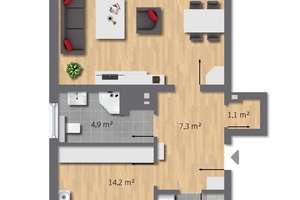 Charmante 2,5‑Raum‑Wohnung in Schönebeck– ideal für Singles und Paare oder als Kapitalanlage – Die vollständige Adresse der Immobilie erhältst du vom Anbieter., 45359 Schönebeck, Essen – Vorschaubild 11