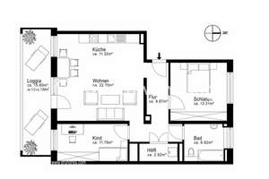 Tauschwohnung: Biete 1-Zimmer 45qm Maxvorstadt – Tauschwohnungstraße 1, 80335 Marsfeld, München – Vorschaubild 2