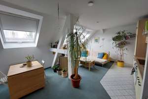 Direkt v. Eigentümer 2 Zimmer Dachgeschoss-Wohnung im Leipziger Zentrum