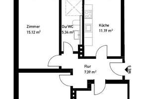 Attraktive 3-Zimmer-Wohnung mit Balkon – Thisaut 12, 33098 Kernstadt, Paderborn – Vorschaubild 7