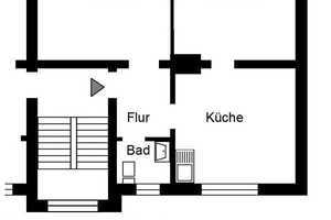2-Zimmer-Wohnung plus Wohnküche mit neuem Bad+ neuen Böden – Posener Str. 9, 40231 Düsseldorf – Vorschaubild 8
