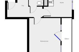 **KLEIN ABER MEIN** attraktive Singlewohnung mit Balkon zu vermieten** – Kantstraße 26, 3050 Sachsendorf, Cottbus – Vorschaubild 12
