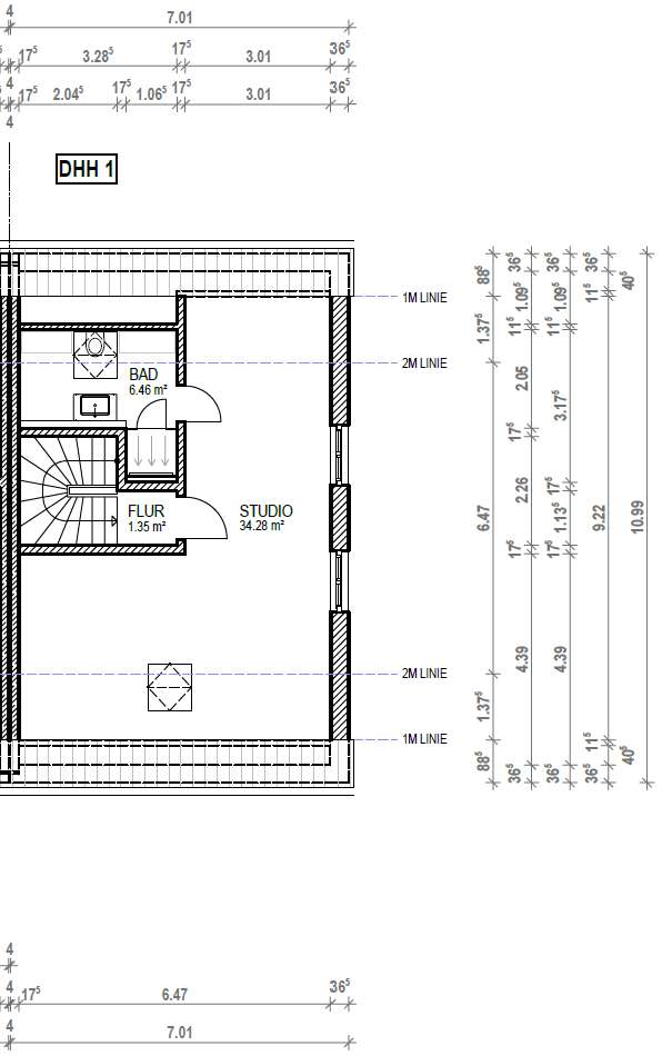 Grundriss Dachgeschoss 