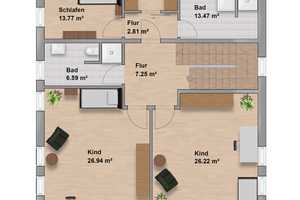 Ein PARADIES für Familien | VILLA in ruhiger, grüner Lage mit guter Infrastruktur – Hoheneckstraße 14, 81243 München – Vorschaubild 5