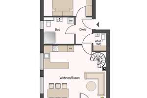 Hochwertige Maisonettewohnung für Singles oder Paare – Die vollständige Adresse der Immobilie erhältst du vom Anbieter., 48151 Aaseestadt, Münster – Vorschaubild 11