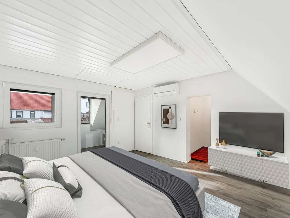 Schlafzimmer (eingerichtet)