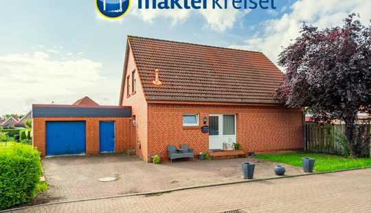 Bild von Weener: Gepflegtes Einfamilienhaus mit Garage in ruhiger Wohnlage