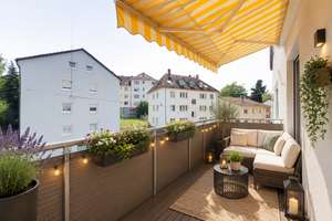 Leere 3-Zi-Whg. mit Balkon in S-Süd - zentral - WG-geeignet -BESICHTIGUNG SO, 06.09.26