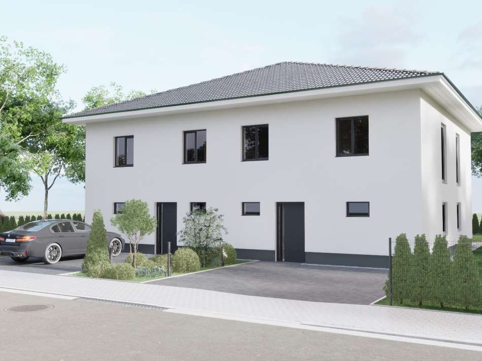 Eingang Doppelhaushälfte