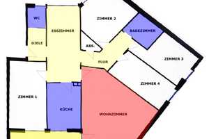 Großzügige 6-Zimmer Wohnung mit Balkon und Gartenmitbenutzung, grüne Wohnlage, kleine WEG – Köln – Vorschaubild 10