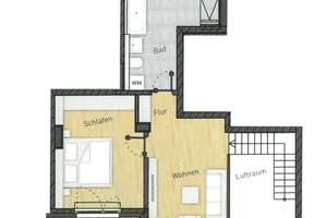 Moderne 2-Zimmer Galeriewohnung Nürnberg - Thon / Wohnung mieten – Die vollständige Adresse der Immobilie erhältst du vom Anbieter., 90425 Thon, Nürnberg – Vorschaubild 11