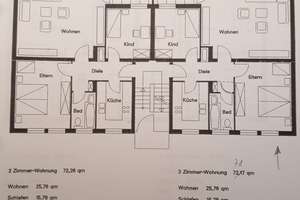 Modernisierte gepflegte Eigentumswohnung 71m² 3 Zimmer Küche Diele Bad Loggia Granitfußboden Parkett – Die vollständige Adresse der Immobilie erhältst du vom Anbieter., 53121 Endenich, Bonn – Vorschaubild 15