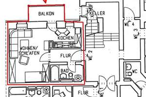 °°°° Schnucklige 1-Raum Eigentumswohg. mit Balkon zu verkaufen°°° – Zschopauer Str. 136, 9126 Bernsdorf, Chemnitz – Vorschaubild 2