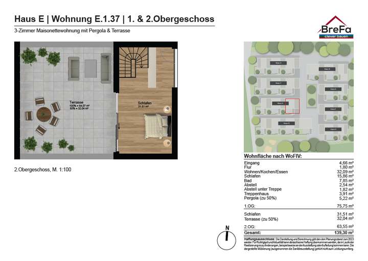 Grundriss E.1.37 2. OG