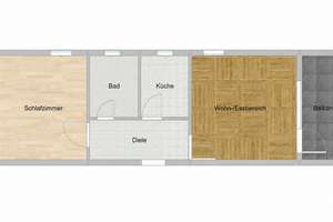 Schöne möblierte 2-Zimmer Wohnung in Söflingen zu vermieten! – Klingensteiner Straße 18, 89081 Söflingen, Ulm – Vorschaubild 11