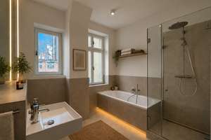 Traumhafte 4-Zimmer-Altbauwohnung mit kleinem Balkon am Schustehrusspark! RENOVIERT & BEZUGSFREI! – Schustehrusstraße 28, 10585 Charlottenburg, Berlin – Vorschaubild 9