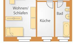 +++1-Zimmer-Wohnung (WE07)// ideal für Wohnanfänger// Einbauküche+++ – Frankenberger Str. 65, 9131 Hilbersdorf, Chemnitz – Vorschaubild 10