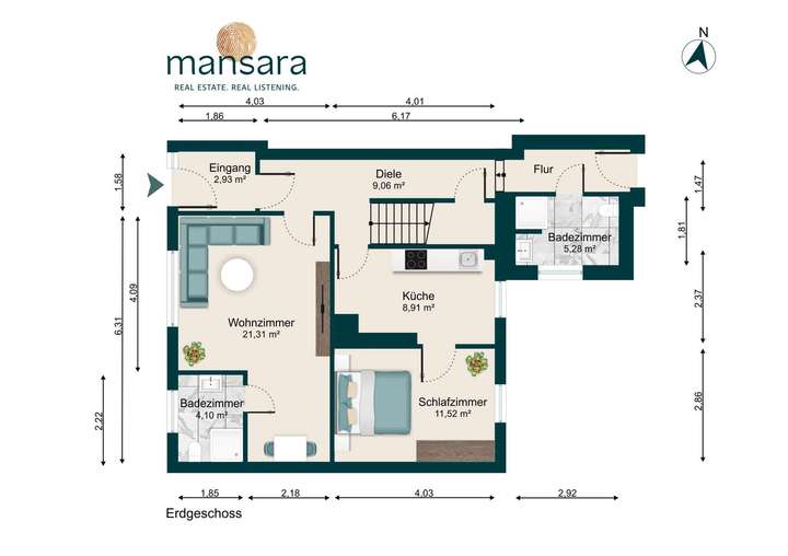 Grundriss Erdgeschoss