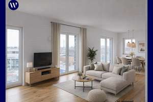 Zum Wohlfühlen! Viel Platz & Komfort & Einbauküche, neue Ausstattung! 3 Zimmer + Loggia, Gäste-WC