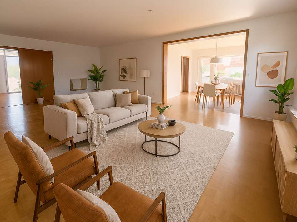 Wohnzimmer Homestaging