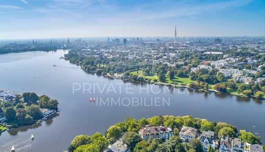 Bild von Die Alster vor der Tür.