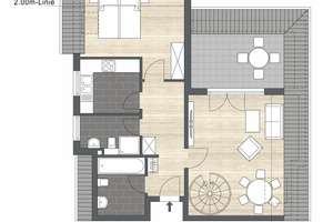 Helle 2,5-Zimmer-Maisonette-ETW mit Dachterrasse in der Südstadt. – Die vollständige Adresse der Immobilie erhältst du vom Anbieter., 42659 Burg/Höhscheid, Solingen – Vorschaubild 7