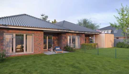 Bild von Moderne Doppelbungalowhälfte im ruhigen Apen