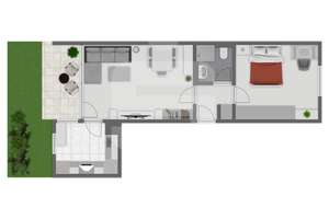 Gepflegte 2-Zimmer-Erdgeschosswohnung mit Terrasse in begehrter Lage von Köln-Sülz. – Die vollständige Adresse der Immobilie erhältst du vom Anbieter., 50939 Sülz, Köln – Vorschaubild 14