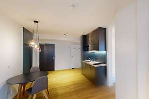 Helles, möbliertes 1-Zimmer-Apartment