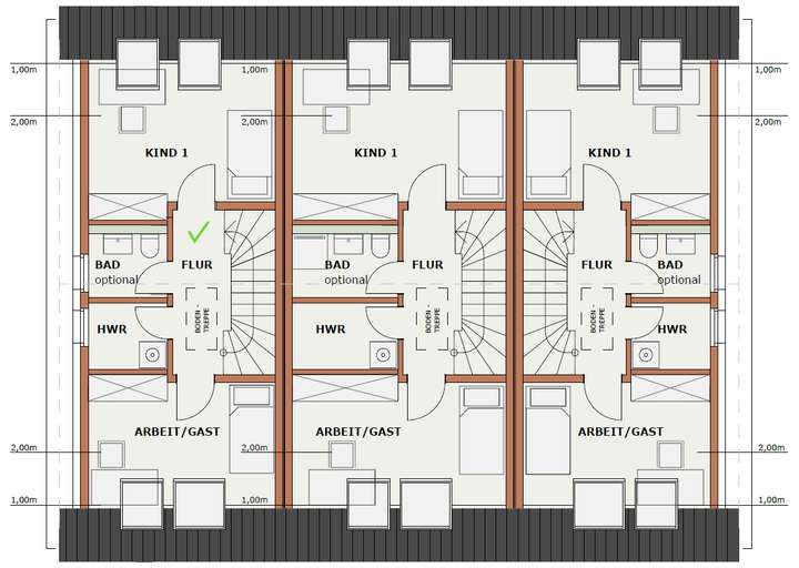 Grundriss Dachgeschoss