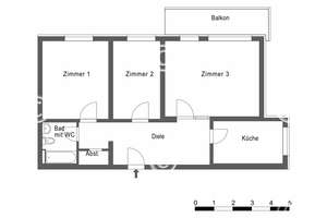 Über den Dächern von BO-Linden. 3 Zi.-Whg mit Balkon und Aussicht! WBS 3.Pers! – Lewackerhof 2, 44879 Linden, Bochum – Vorschaubild 2