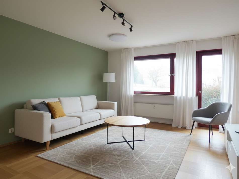 virtuell möbliert (KI-gest...