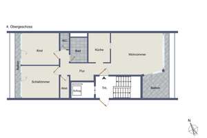 Vermietete 3-Zimmer-Wohnung mit Balkon und TG-Stellplatz! – Die vollständige Adresse der Immobilie erhältst du vom Anbieter., 70437 Freiberg, Stuttgart – Vorschaubild 14