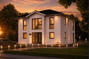 Modernes Einfamilienhaus mit großzügiger Raumaufteilung und vollständiger Unterkellerung