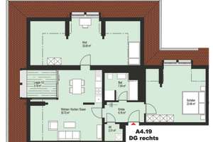 *** Hoch hinaus mit sonniger Loggia ..in der "Parkstadt Leipzig" *** WE A4.19 - ZEIT FÜR MEHR – Georg-Lehmann-Bogen 09, 4289 Meusdorf, Leipzig – Vorschaubild 10
