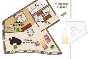 * möbliert, zentral u. exklusiv Wohnen im Zentrum der Stadt mit Concierge u. Dachterrasse * – Die vollständige Adresse der Immobilie erhältst du vom Anbieter., 1067 Innere Altstadt, Dresden – Vorschaubild 2