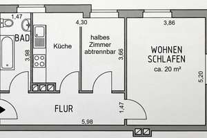 Zu Fuß zu Isar, Viktualienmarkt - helle 1-1,5-Zimmer-ETW in Zentrumsnähe – Hochstraße 85, 81541 Obere Au, München – Vorschaubild 15