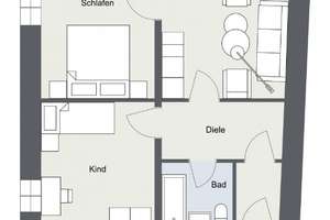 Altstadtflair pur – Stilvolle 3-Zimmer-Wohnung in Bestlage! – Die vollständige Adresse der Immobilie erhältst du vom Anbieter., 93047 Innenstadt, Regensburg – Vorschaubild 8